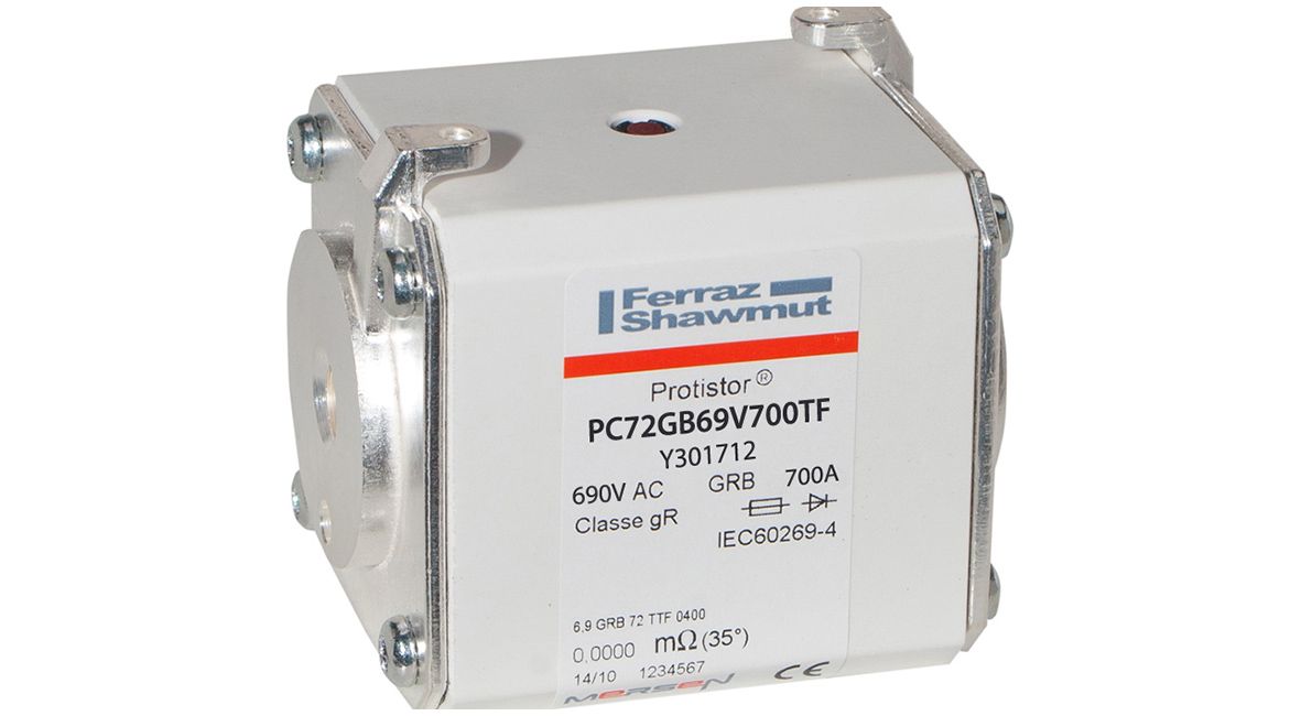 Y301712 - Protistor SB fuse-link gR, 690VAC, size 72, 700A, TTF threaded terminals